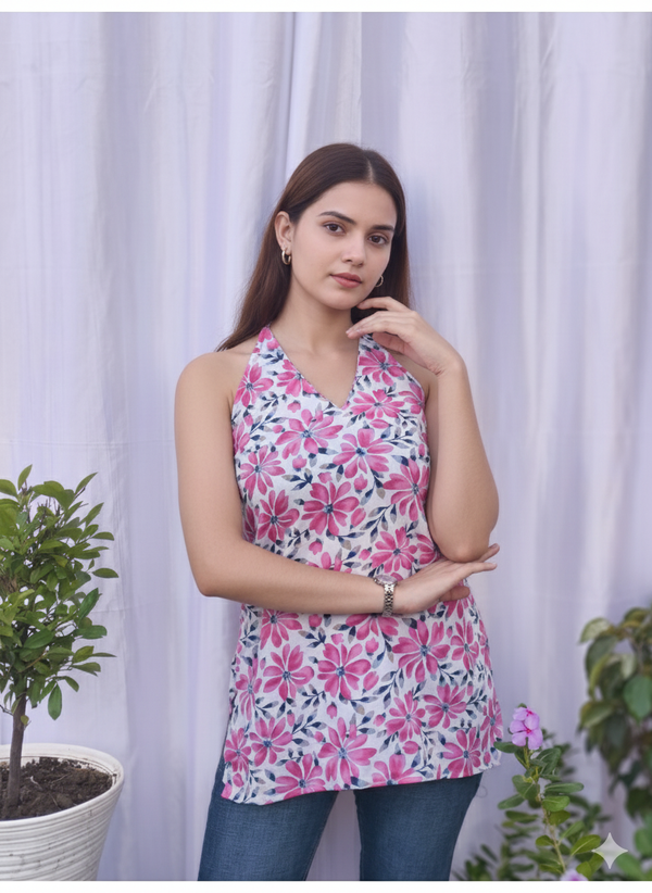 Suvasna Ethnics Pink Short Kurti